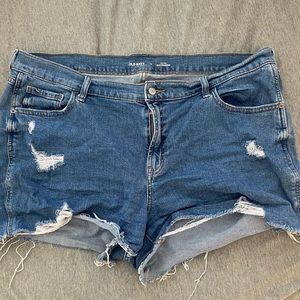 Old Navy Distressed Boyfriend Shorts